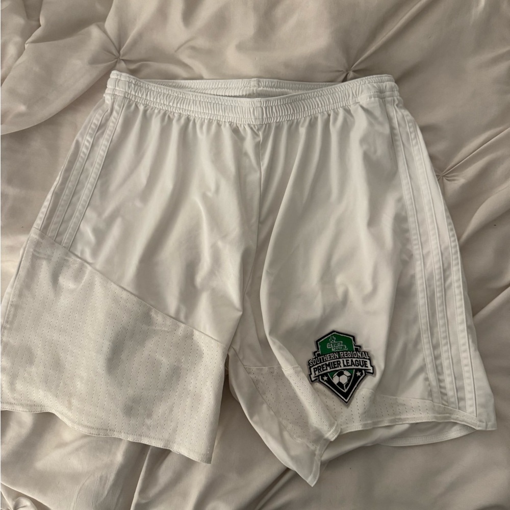 adidas White Athletic Shorts